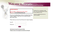 Tablet Screenshot of gratisawards.com